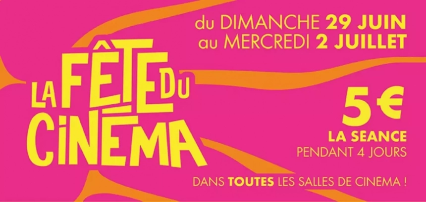 La Fête du Cinéma 2025 : 5 € la séance du 29 juin au 2 juillet