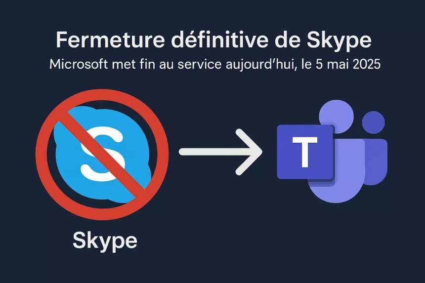 Fermeture de skype : microsoft met fin au service après 20 ans d’existence Fermeture de Skype : Microsoft met fin au service après 20 ans d’existence