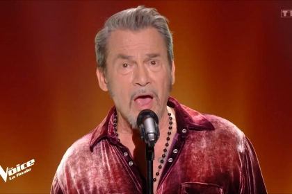 Florent Pagny bluffé par le trio Il Cello dans la 14e saison de The Voice
