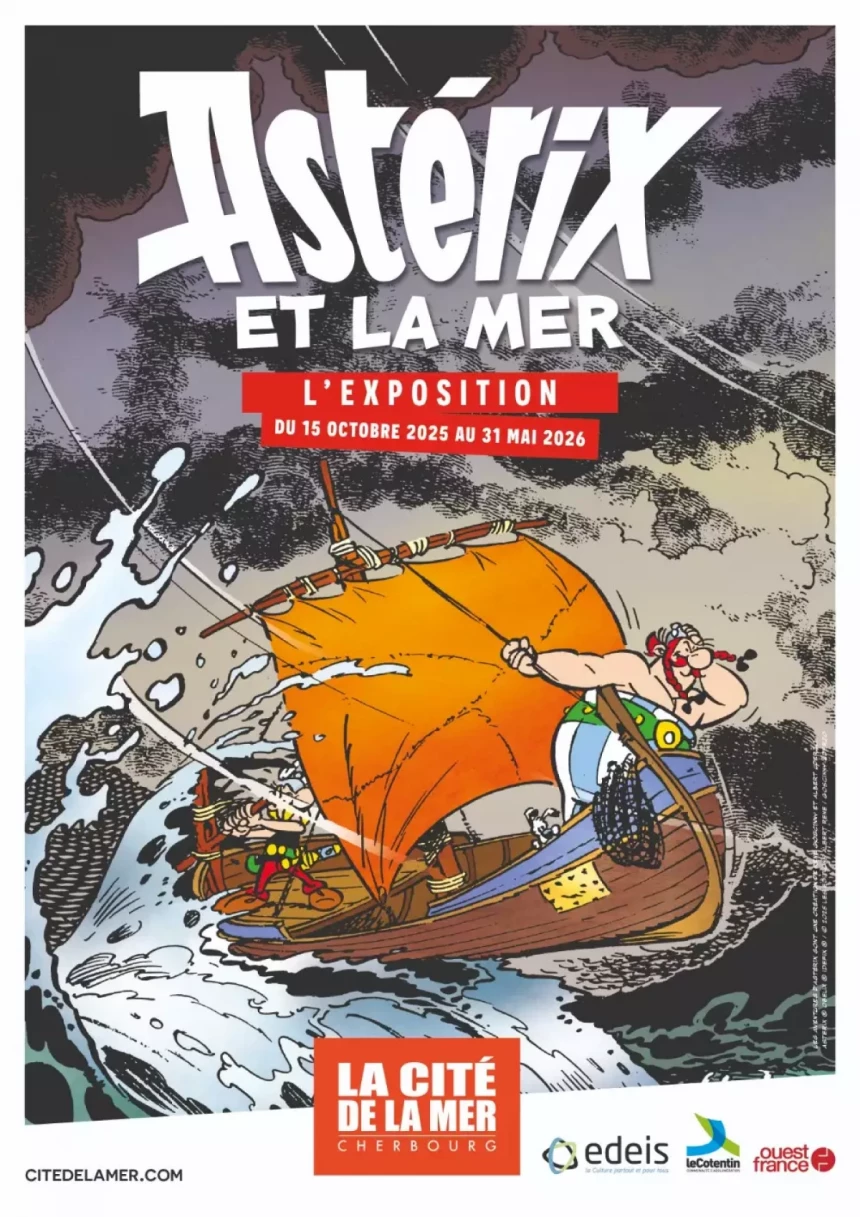 Astérix et Obélix débarquent à La Cité de la Mer de Cherbourg pour une exposition maritime inédite