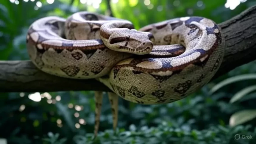 Irigny : un serpent géant s&rsquo;évade d&rsquo;un domicile, battue organisée dans le Rhône