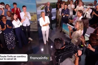 Anne-Sophie Lapix tire sa révérence du 20h : son époux s&rsquo;en mêle