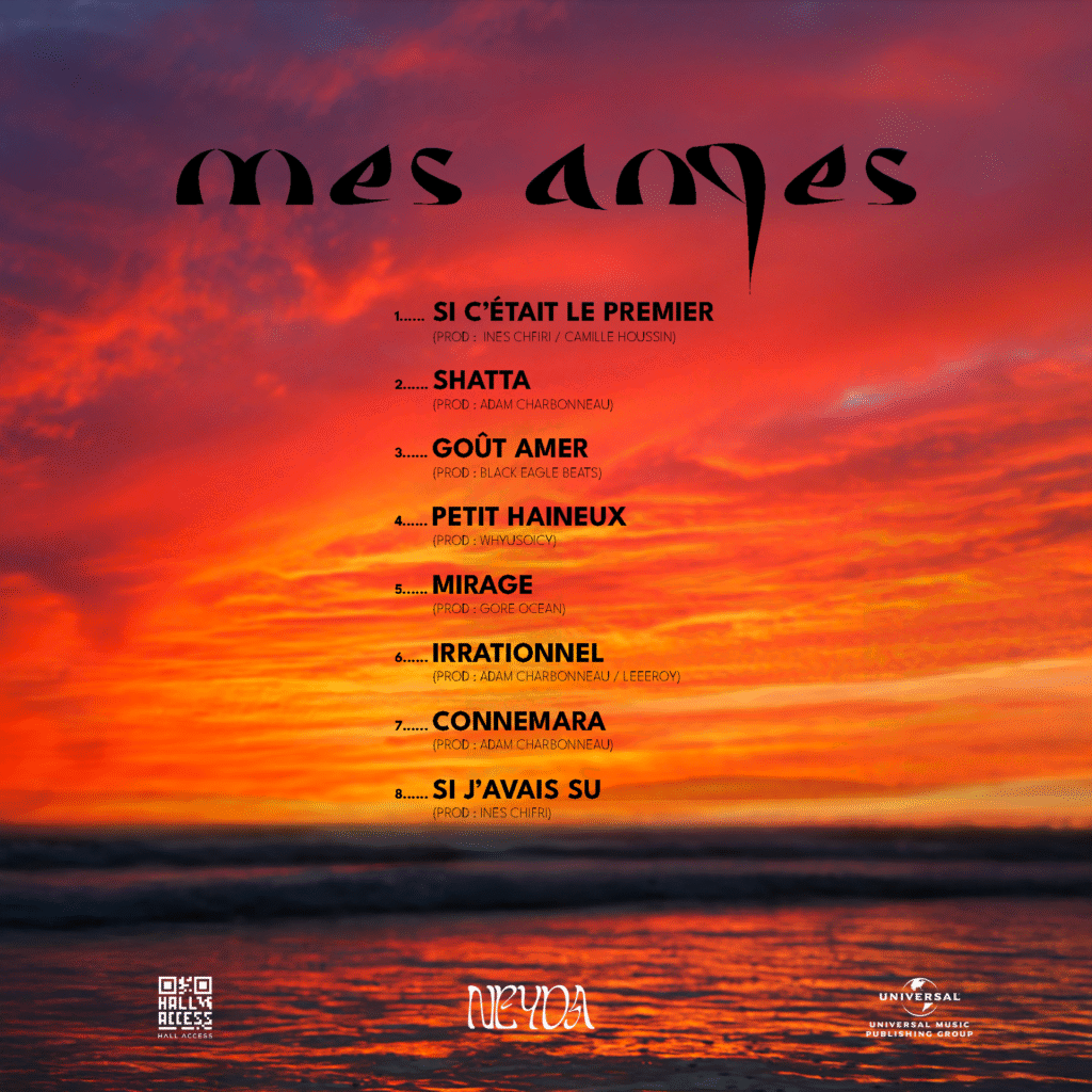 Liste des titres de l'album 'Mes âmes'.