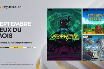 Playstation plus : psychonauts 2, stardew valley et viewfinder gratuits dès le 2 septembre 2025 PlayStation Plus : Psychonauts 2, Stardew Valley et Viewfinder gratuits dès le 2 septembre 2025