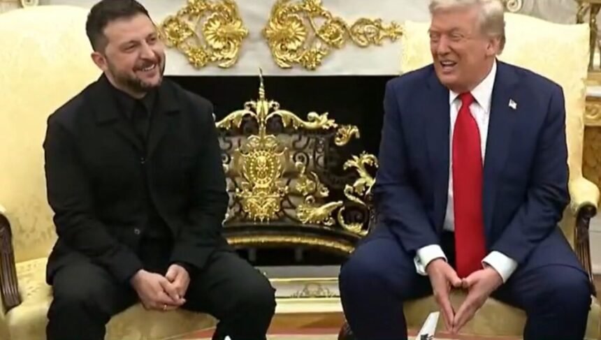 Zelensky adopte une veste noire pour sa rencontre avec trump à la maison blanche « vous êtes très beau » Zelensky adopte une veste noire pour sa rencontre avec Trump à la Maison Blanche « Vous êtes très beau »