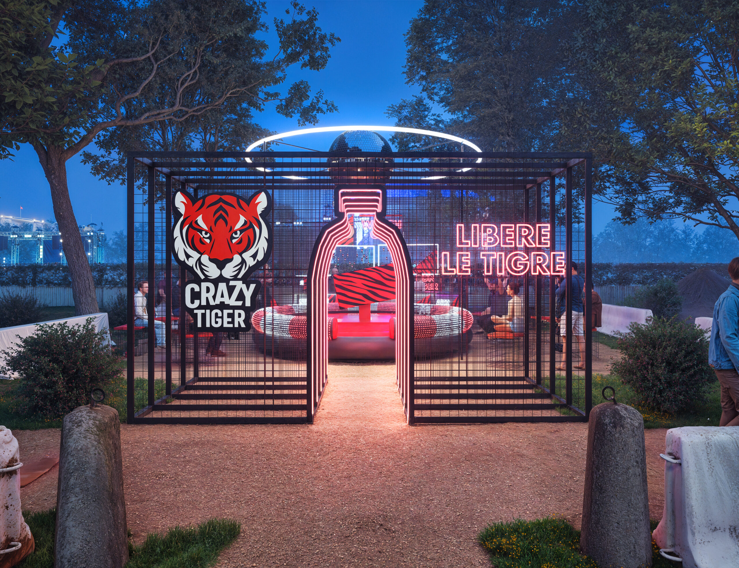 Crazy tiger déploie son "rodéo tigre" à rock en seine 2025 Crazy Tiger déploie son « rodéo tigre » à Rock en Seine 2025
