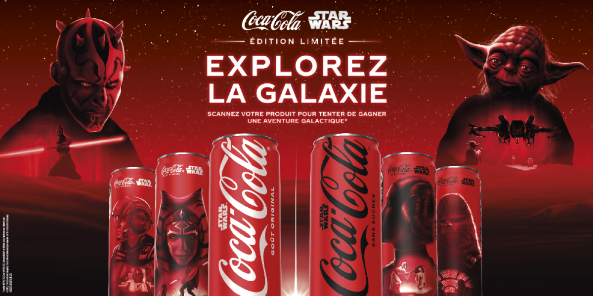 Coca-Cola et Star Wars s&rsquo;associent pour une collection inédite de canettes en édition limitée