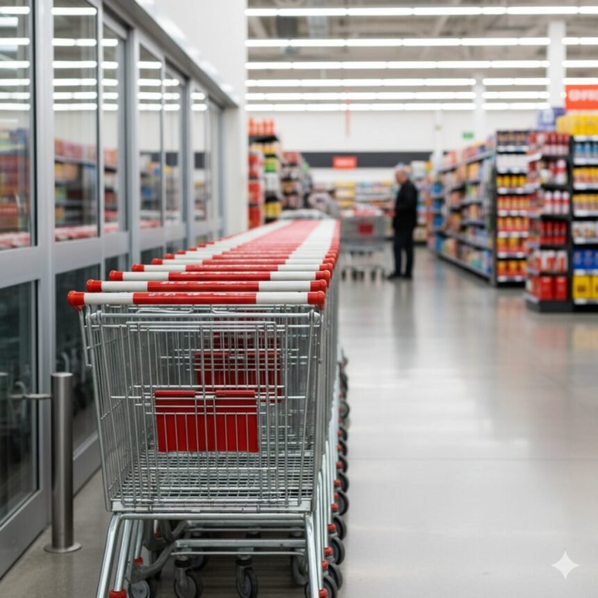 La vraie raison pour laquelle les caddies de supermarché ont des pièces de 1€ ou 2€
