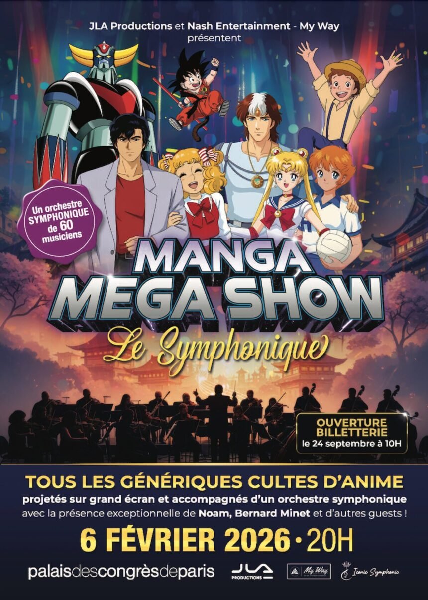 Génération manga déploie son orchestre symphonique au palais des congrès de paris Génération Manga déploie son orchestre symphonique au Palais des Congrès de Paris