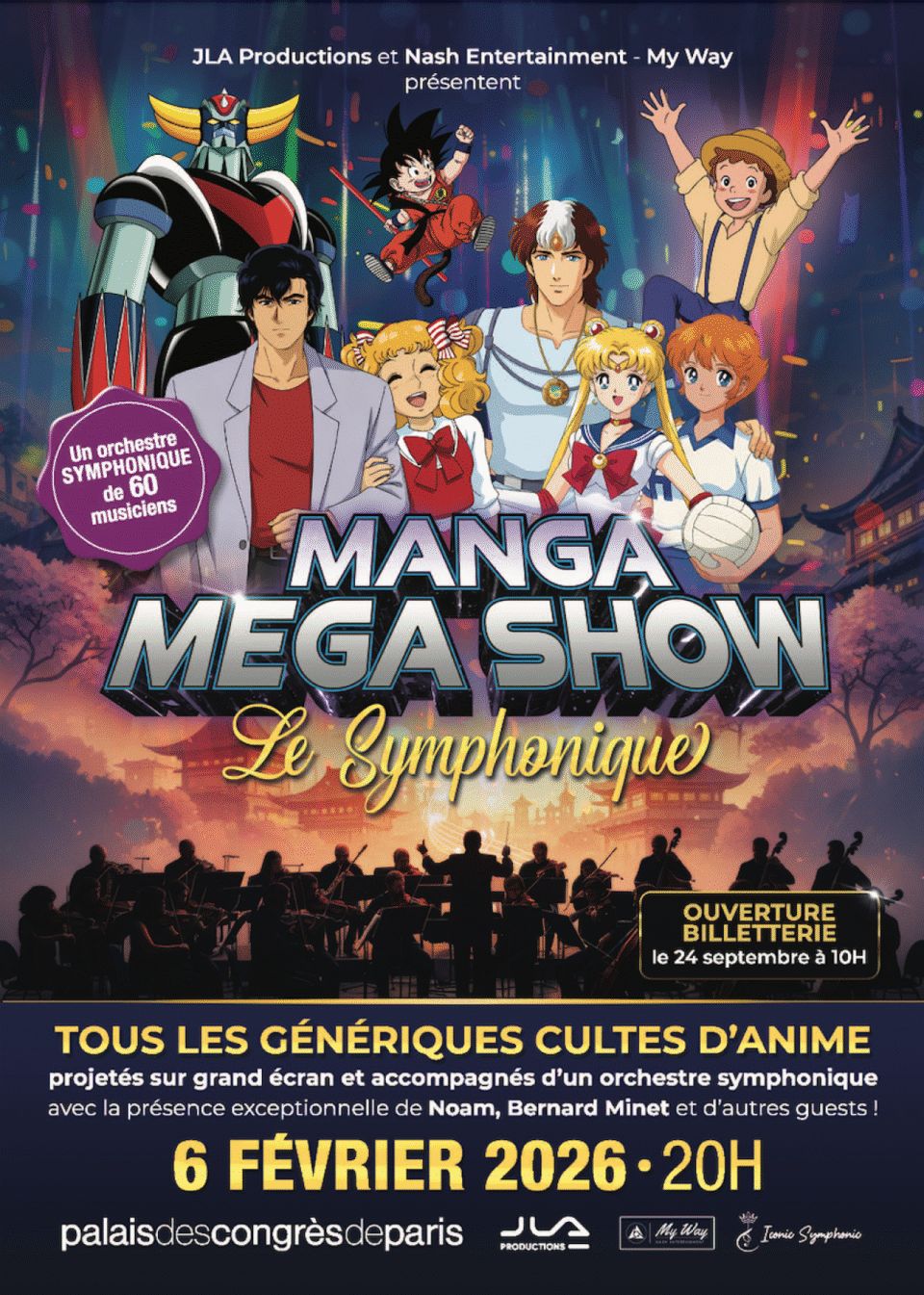 Génération manga déploie son orchestre symphonique au palais des congrès de paris Génération Manga déploie son orchestre symphonique au Palais des Congrès de Paris