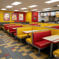 Pourquoi les sièges des fast-foods sont presque toujours rouges et jaunes ?