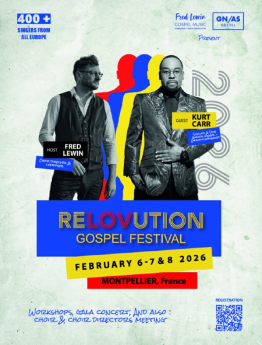 La légende du gospel Kurt Carr attendue à Montpellier pour le ReLOVution Gospel Festival 2026