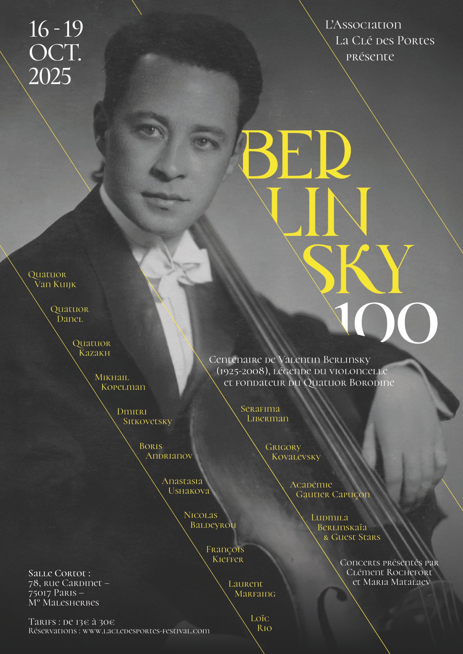 Paris célèbre le centenaire du violoncelliste Valentin Berlinsky