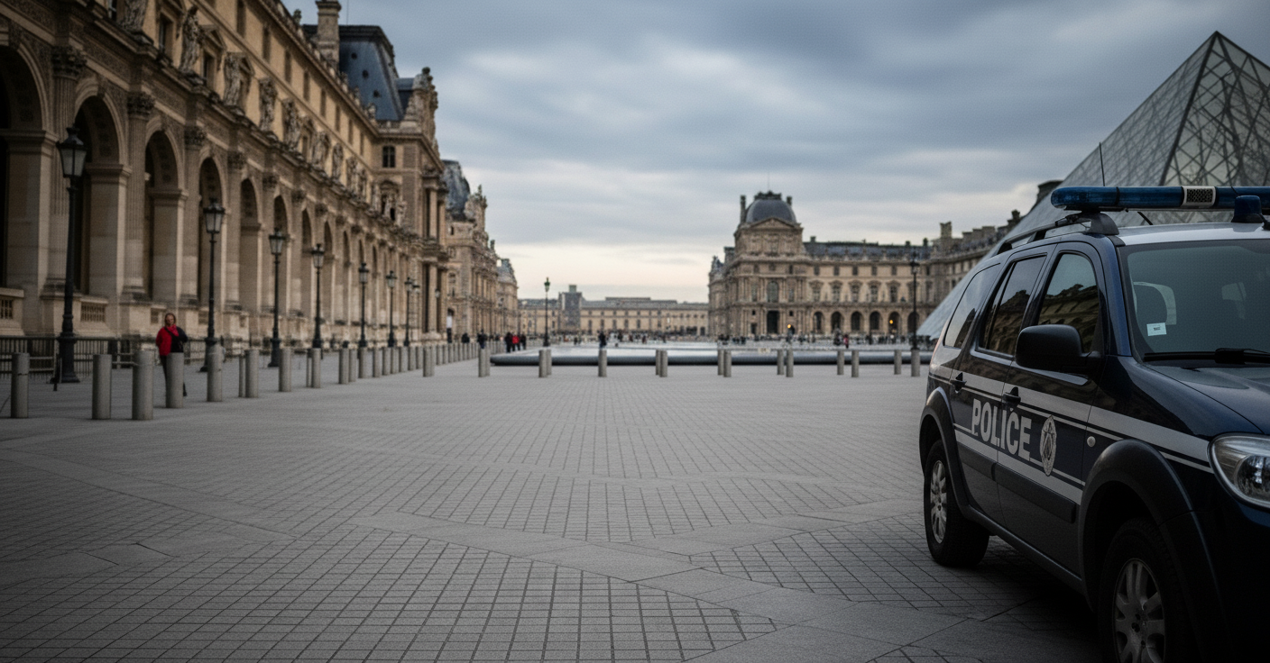 Vol au Louvre : les deux principaux suspects mis en examen et placés en détention