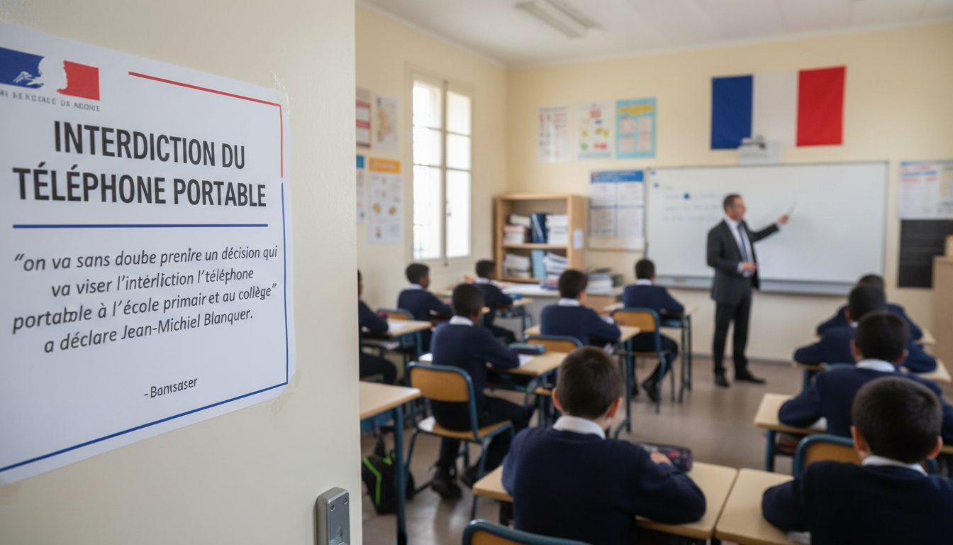 Portables au lycée : vers une interdiction généralisée dès la rentrée prochaine