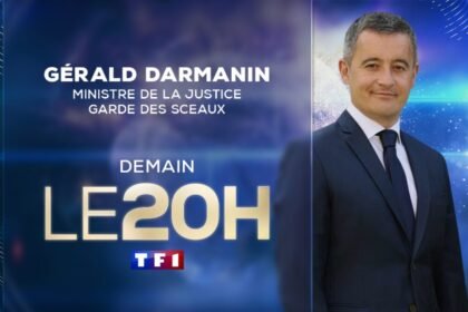 Gérald Darmanin invité du 20H de TF1 ce mardi soir