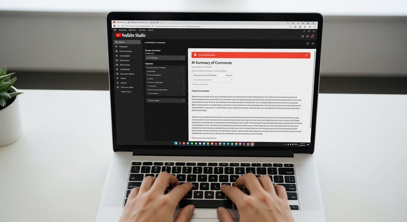 YouTube Studio : l’IA résume désormais les avis des abonnés