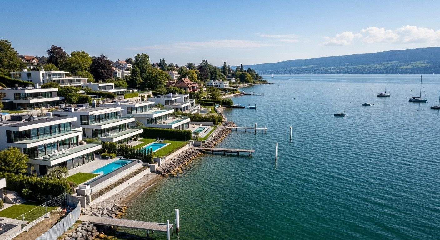 Lac de Zurich : la guerre des tranchées sur la presqu’île aux millionnaires