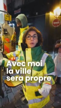Municipales A Paris Rachida Dati Joue La Carte Eboueur Et Fracture La Gauche Image