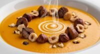 Veloute De Butternut Eclats De Chataignes Et Noisettes Torrefiees Image