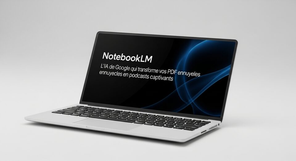 NotebookLM : l&rsquo;IA de Google qui transforme vos PDF ennuyeux en podcasts captivants