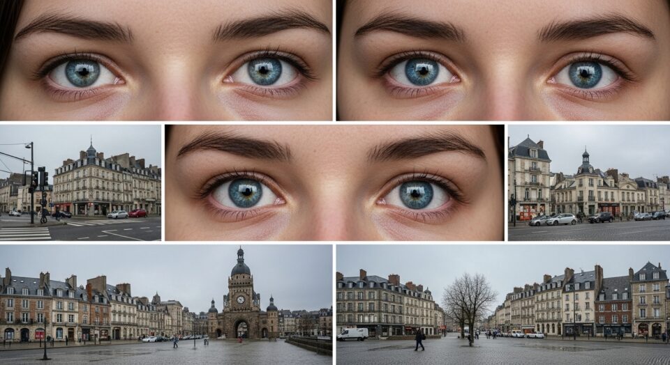 Pourquoi leurs yeux deviennent bleus en hiver