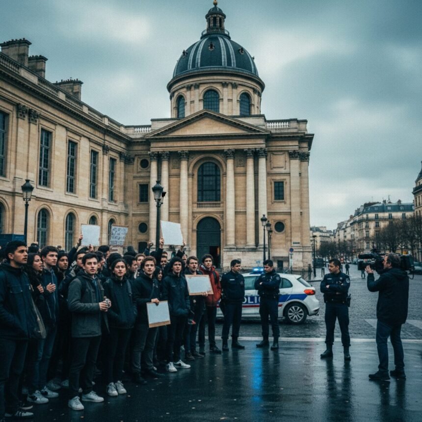 Paris La Sorbonne Saisit La Justice Apres Des Messages Nazis En Plein Cours Image