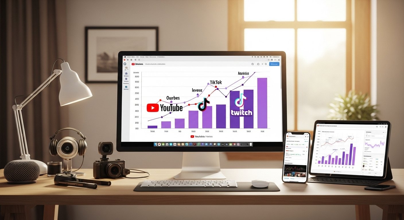 Youtube tiktok ou twitch, quelle plateforme rémunère le mieux les créateurs de contenu en 2025 YouTube TikTok ou Twitch, quelle plateforme rémunère le mieux les créateurs de contenu en 2025