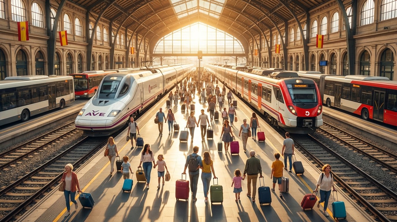 Espagne : Voyagez en illimité dans tout le pays pour 60 euros par mois