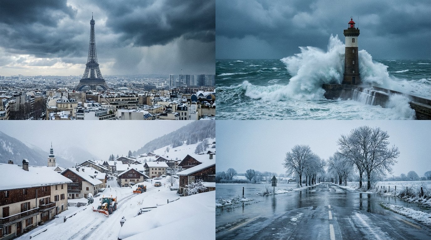Météo du mardi 16 décembre : L’hiver s’installe, attention au verglas et aux giboulées