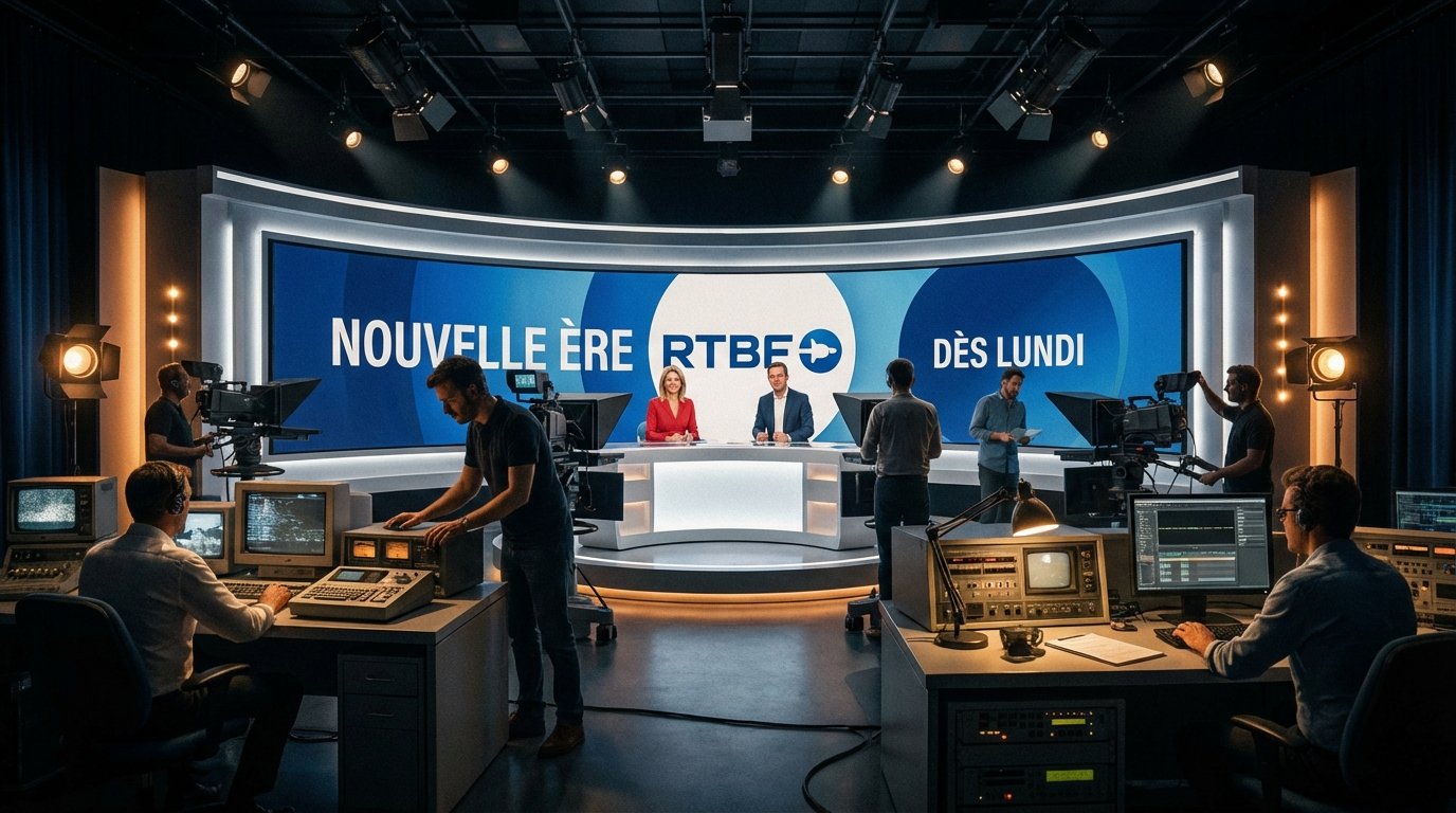 RTBF : révolution visuelle et fin des logos historiques sur vos écrans