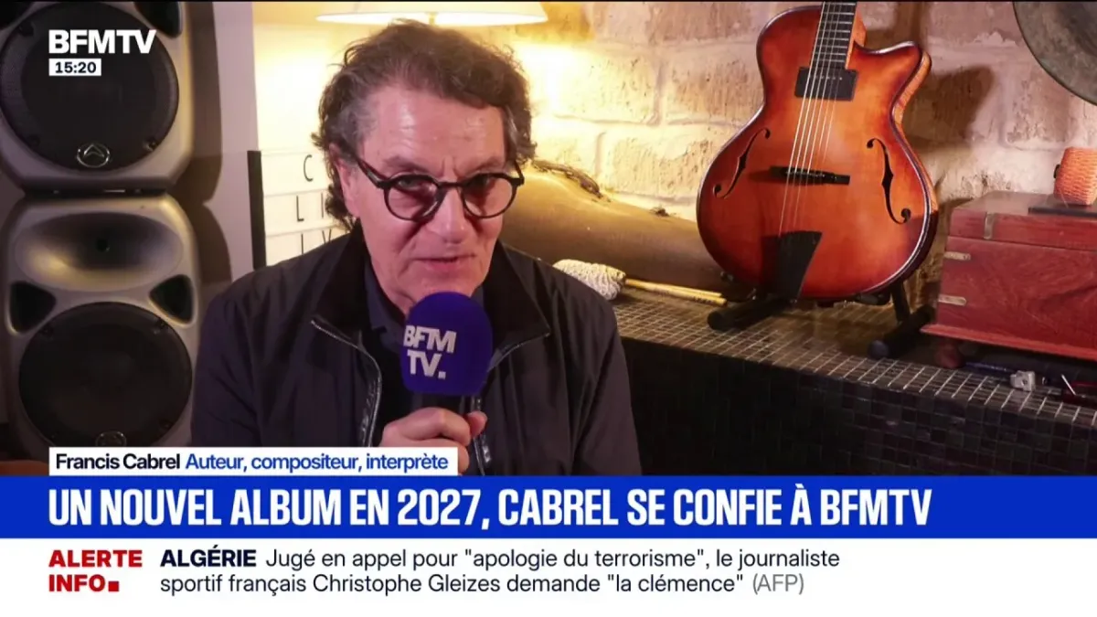 Francis Cabrel confirme son retour : un album en préparation pour 2027