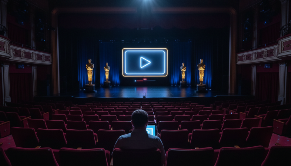 Cinéma : la cérémonie des Oscars quitte la télévision pour YouTube
