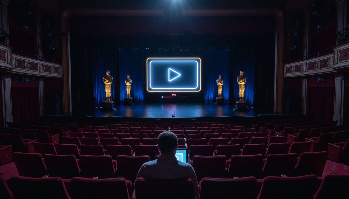 Cinéma : la cérémonie des Oscars quitte la télévision pour YouTube