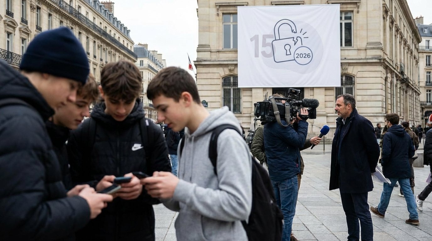 Numérique : l’accès aux réseaux sociaux interdit avant 15 ans dès 2026 ?