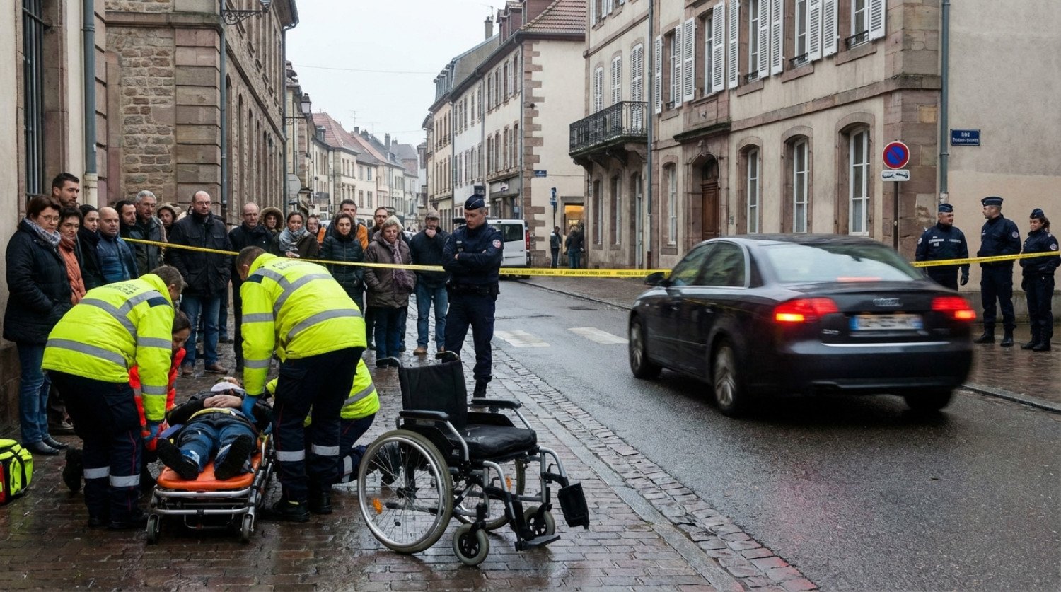 Belfort : Un homme en fauteuil roulant gravement blessé par un chauffard en fuite