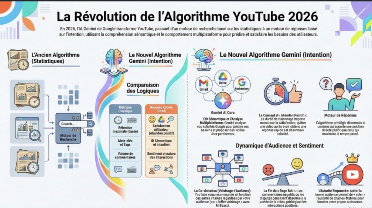 Algorithme youtube de janvier 2026 : le guide définitif de la révolution gemini Algorithme YouTube de janvier 2026 : Le guide définitif de la révolution Gemini