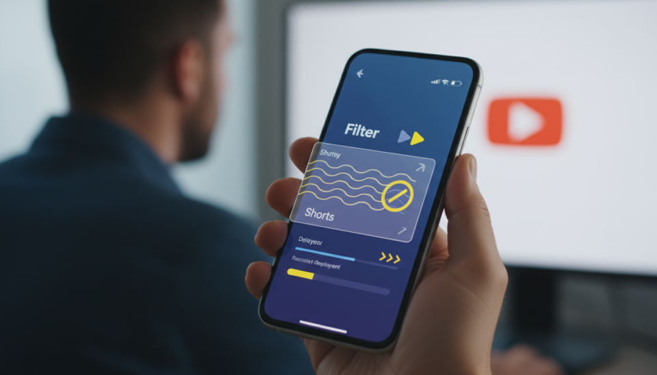 YouTube : Enfin une option pour masquer les Shorts dans la recherche, le déploiement commence