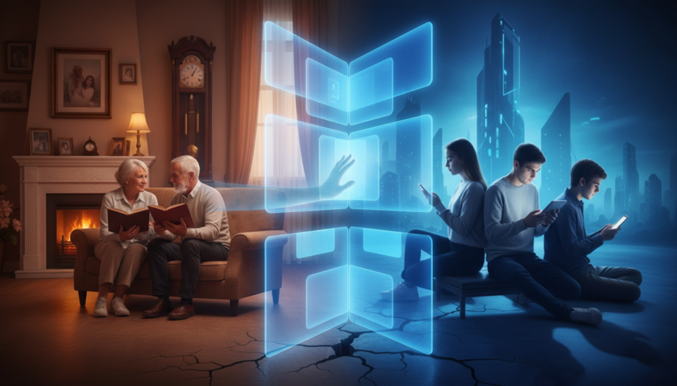 Une étude massive dévoile le fossé grandissant entre les générations face aux écrans