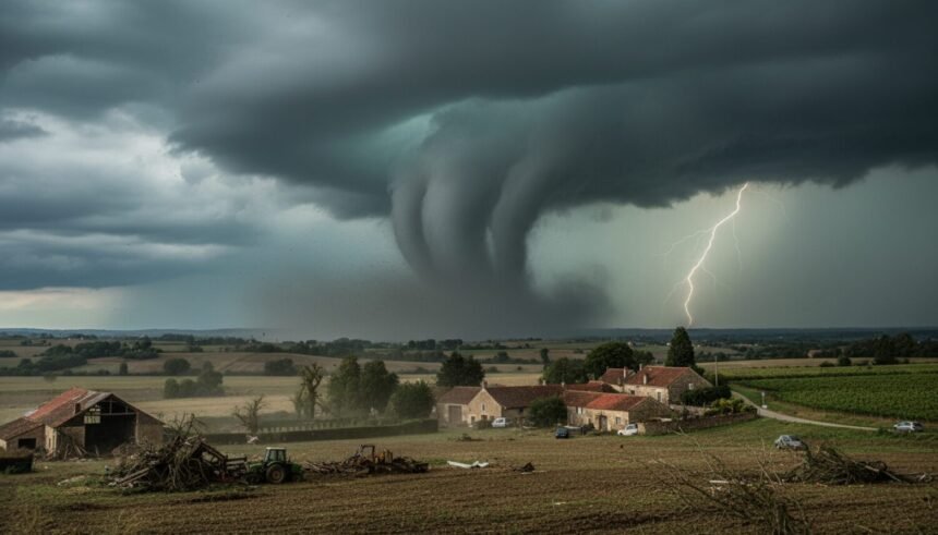 Une tornade sème la panique à mios et endommage des centaines d'habitations en gironde