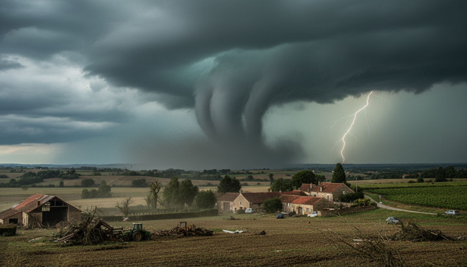 Une tornade sème la panique à Mios et endommage des centaines d’habitations en Gironde