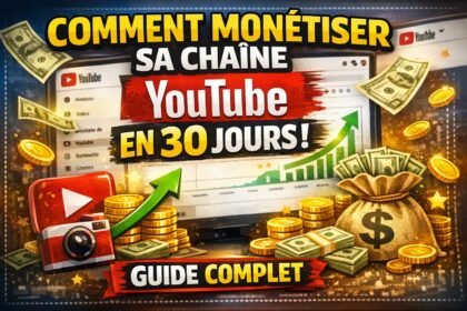 Comment monétiser sa chaîne youtube en 30 jours (guide complet) Comment monétiser sa chaîne YouTube en 30 jours (Guide Complet)
