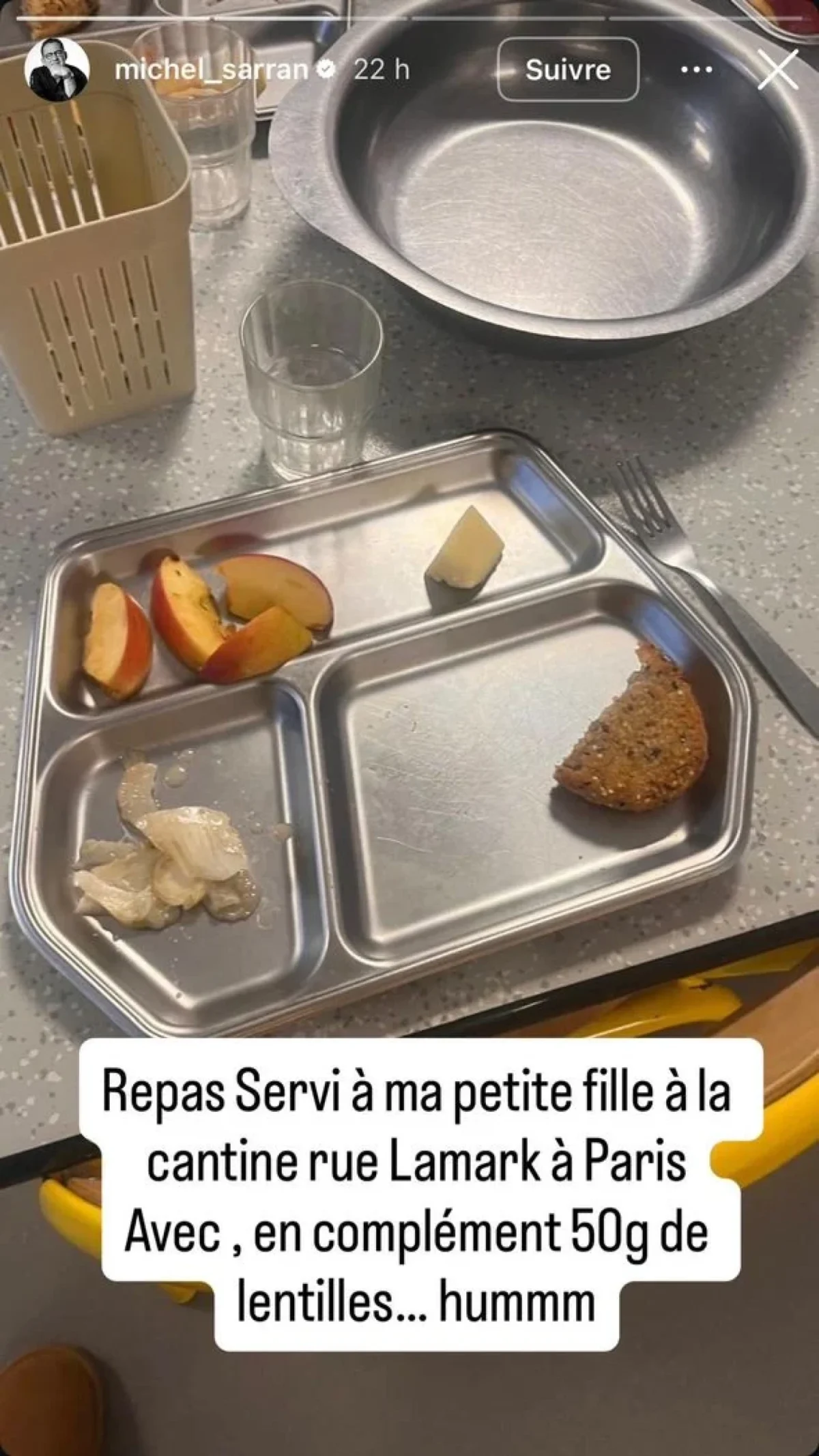 La mairie de Paris conteste fermement la photo polémique de Michel Sarran sur les cantines du 18e