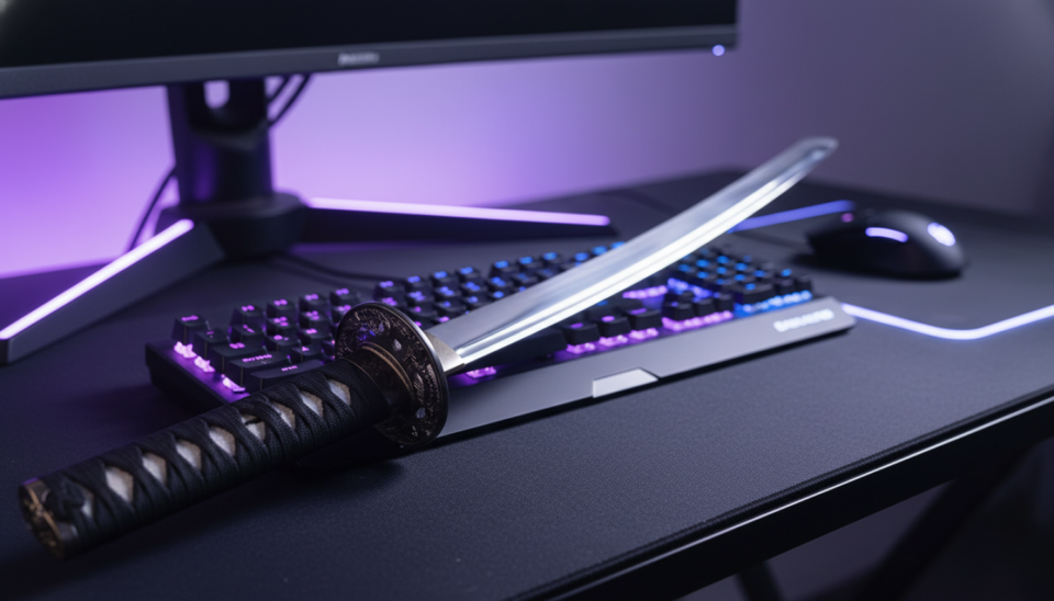 La streameuse Bisscute est hospitalisée après s&rsquo;être grièvement blessée avec un katana en plein direct