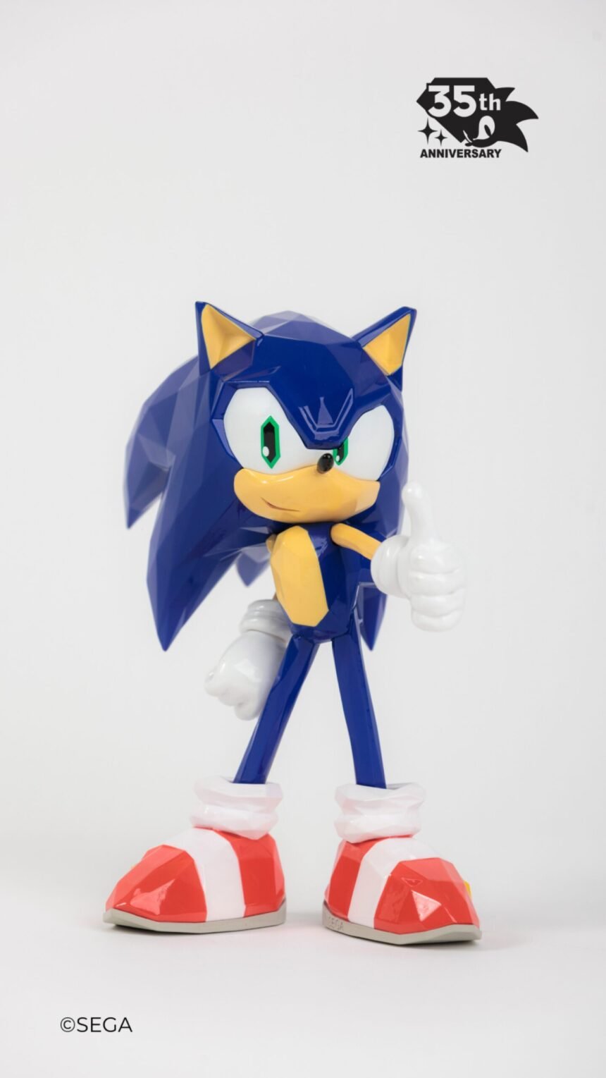 Richard orlinski s'associe à sega pour transformer sonic en œuvre d'art Richard Orlinski s'associe à SEGA pour transformer Sonic en œuvre d'art