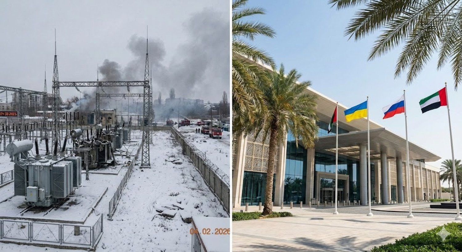 L’Ukraine sous les bombes à la veille du sommet d’Abou Dhabi