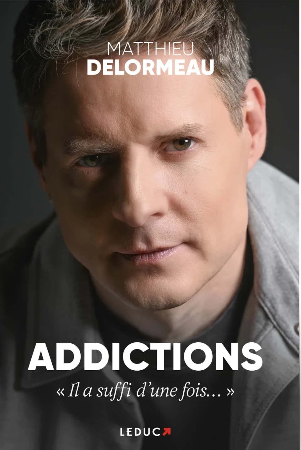 Matthieu Delormeau révèle la couverture de son livre choc Addictions