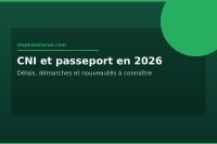 CNI et passeport en 2026 : délais, démarches et coût