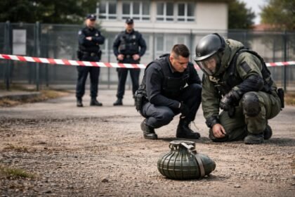 Grosse frayeur à billom après la découverte d'une grenade par un écolier Grosse frayeur à Billom après la découverte d’une grenade par un écolier