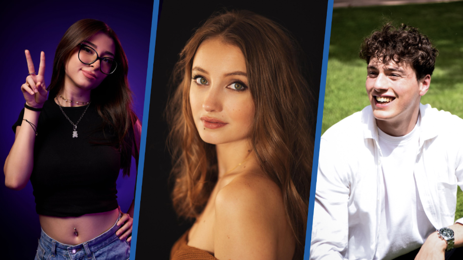 Helydia, Solène et Léonard signent chez Webedia Creators